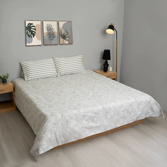 Silver Meadow Luxury Cotton Percale Bed sheet