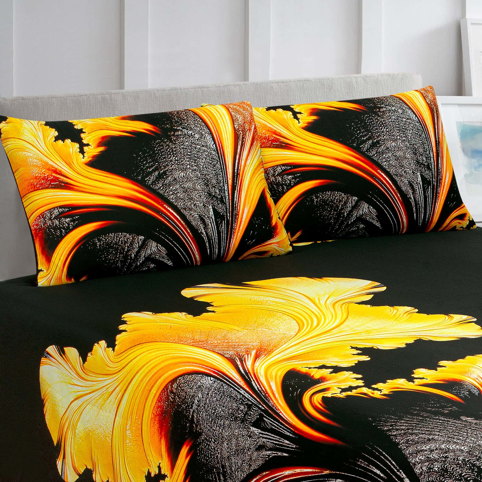Volcanic Flow Cotton Satin