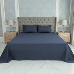 RHS SOLID COTTON PERCALE BEDSHEET SET