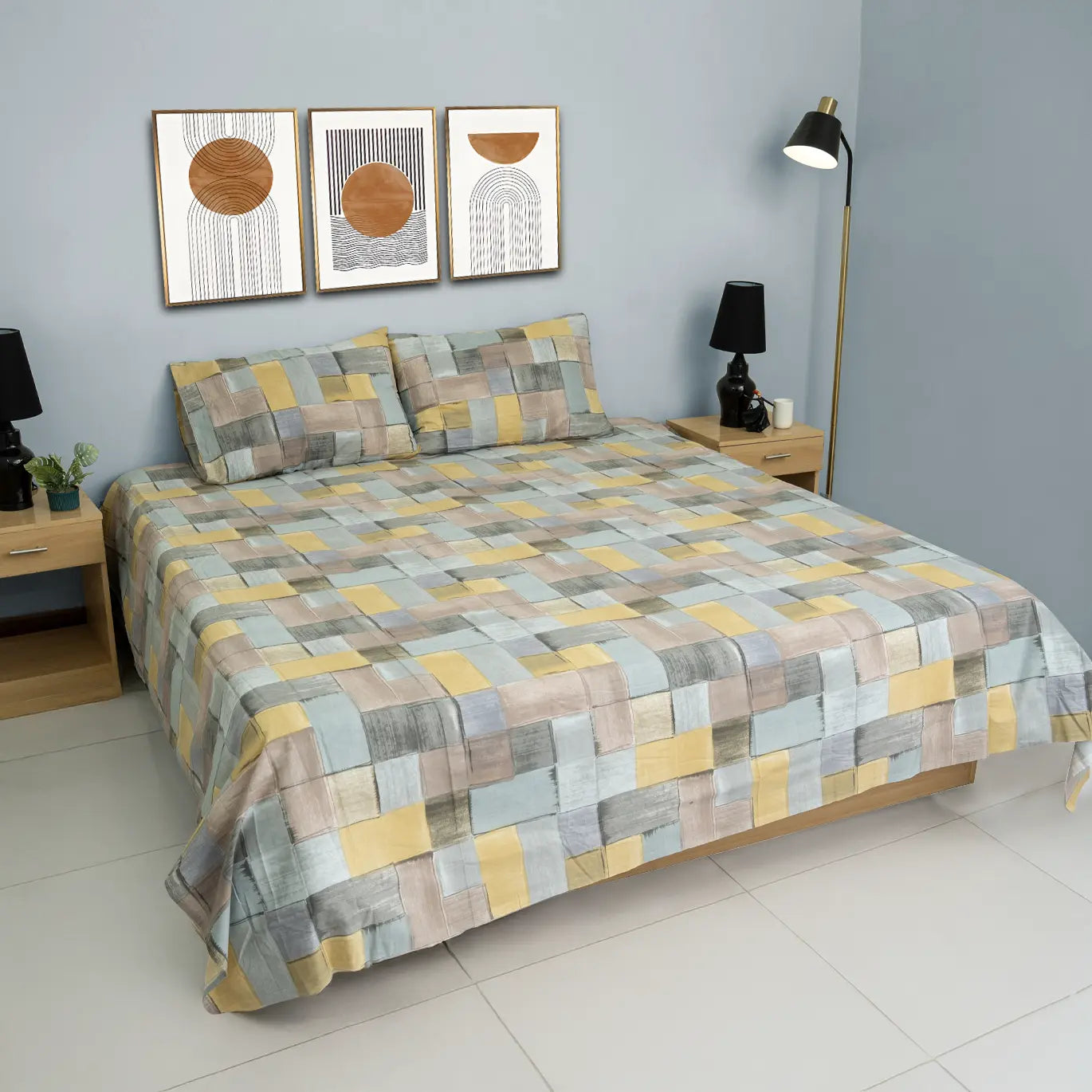 Cotton Percale bedsheet (1023)