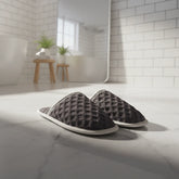 Pack of 2 towel slipper (light grey)