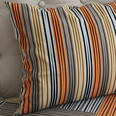 STRIPED KNIT SATEEN BED SHEET