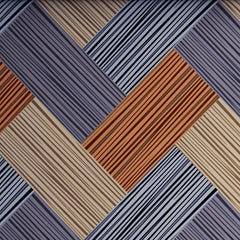 STRIPED KNIT SATEEN BED SHEET