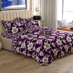 Xara Purple Floral Quilt Cover Set - 7973