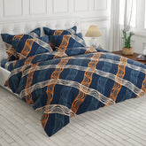 INDIGO SWIRL 6-Pcs Comforter Set