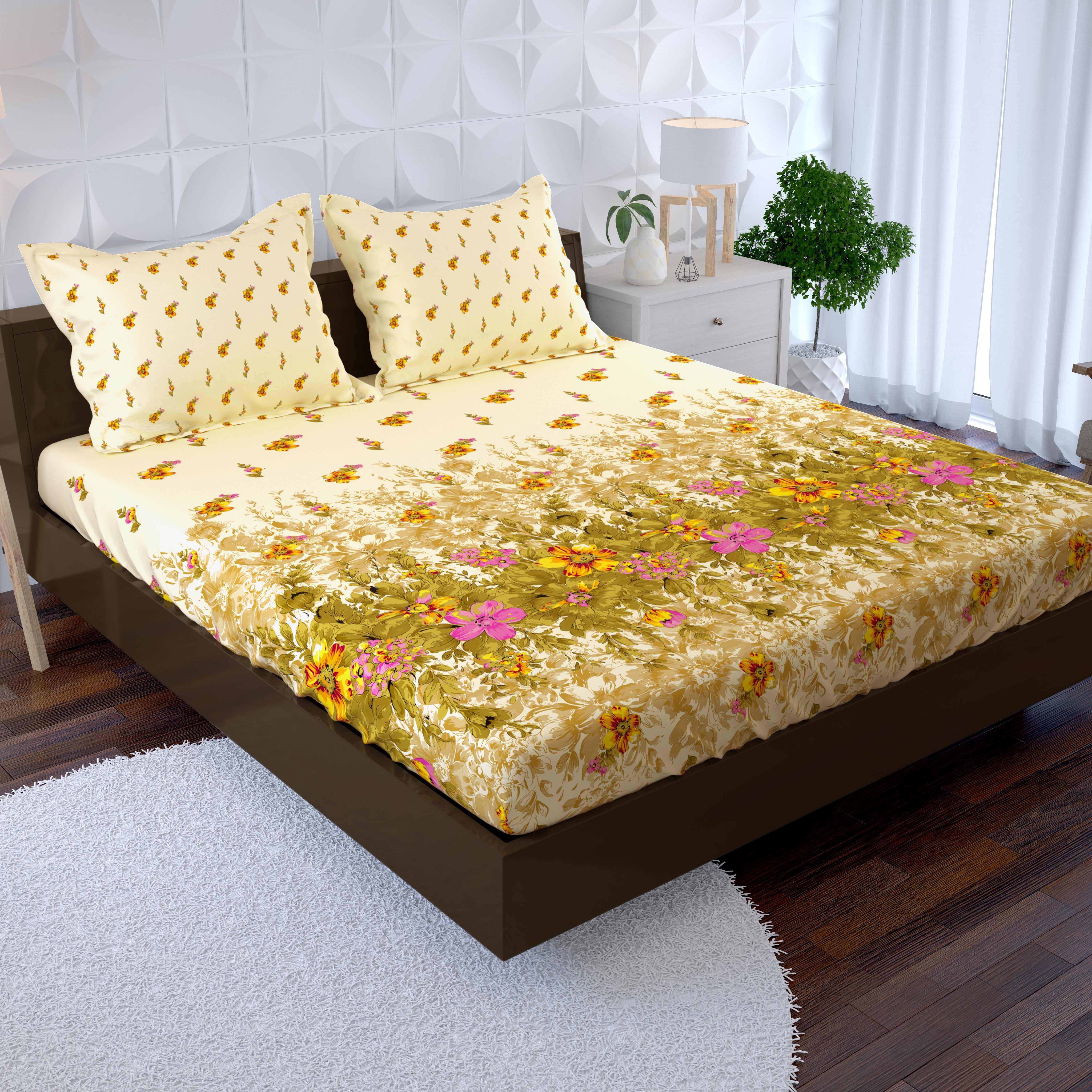 Xara Fitted Bed Sheet Set 8484-85