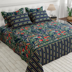 Xara Indigo Garden Bed Sheet Set