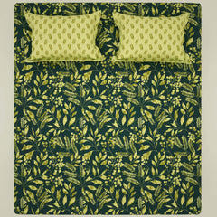 Golden Foliage - Bedsheet Set