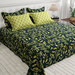Golden Foliage - Bedsheet Set
