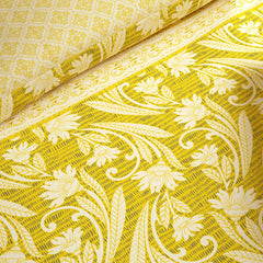 YELLOW FLORAL Xara 8 Pcs King Reversible Quilt Cover Set Bedsheet