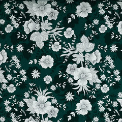 FOREST BLOOM SATEEN BED SHEET SET