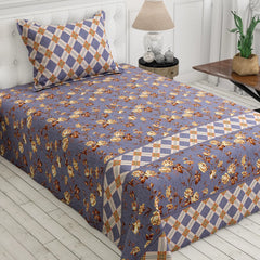 Xara Lavender Floral Bed Sheet Set