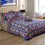 OCEAN FLORA Xara 8 Pcs King Reversible Quilt Cover Set Bedsheet