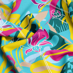 POP ART TROPICAL Xara Fitted Bed Sheet Set