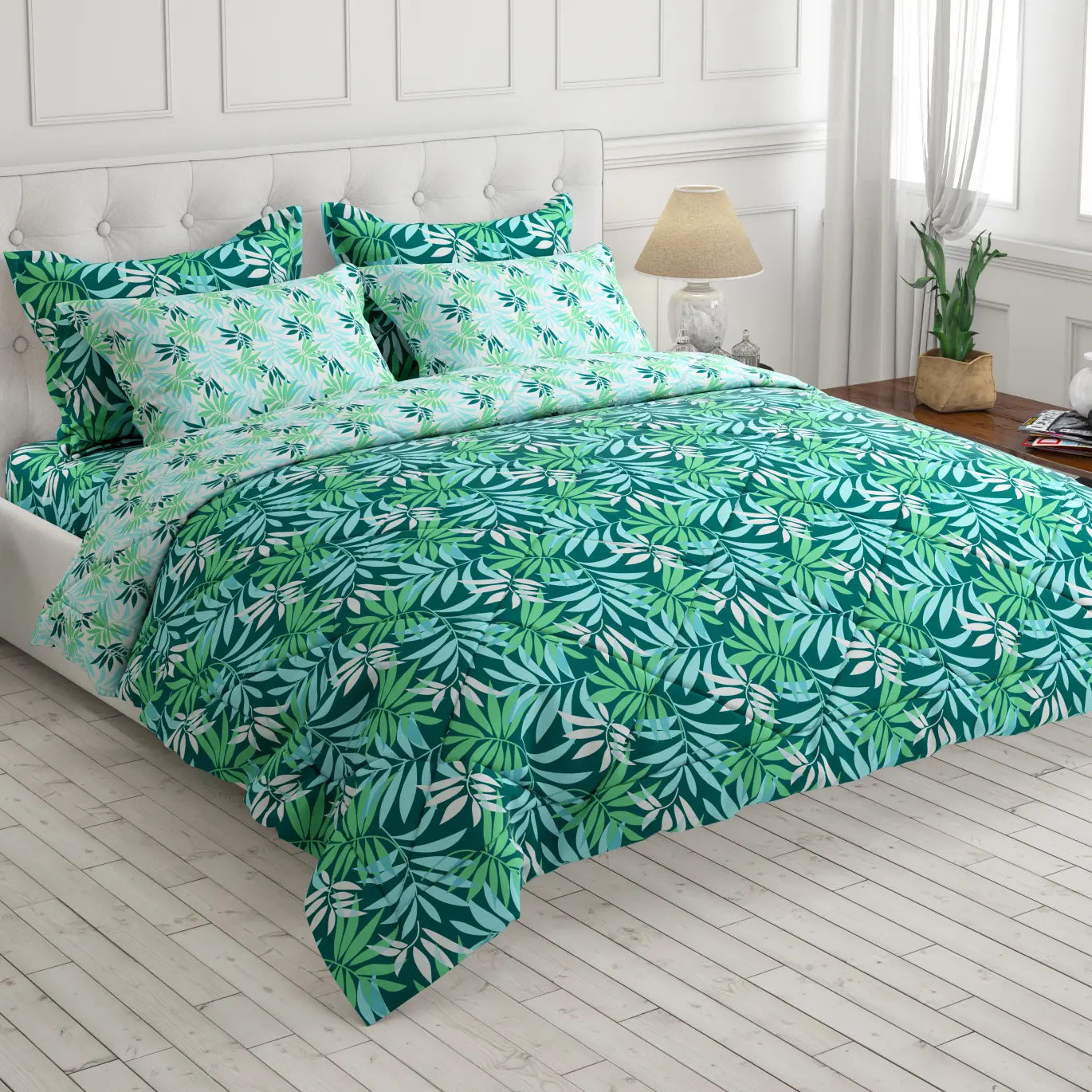 TROPICAL LEAF 6-Pcs Comforter Set