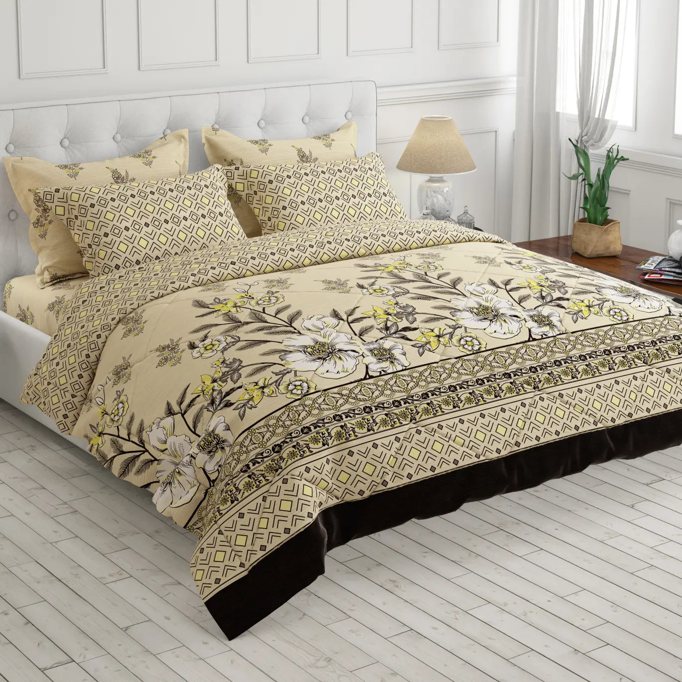 CLASSIC LATTICE  6-Pcs Comforter Set 8784