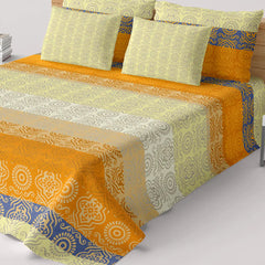 SUNSET MEDELLION STRIPE Xara Bed Sheet Set