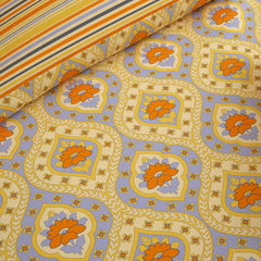 SUNNY GRID Xara 8 Pcs King Reversible Quilt Cover Set Bedsheet