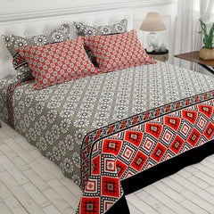 GEOMETRIC WEAVE Xara Bed Sheet