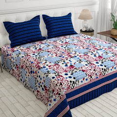 BLUE PAISLEY Xara Bed Sheet Set