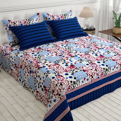 BLUE PAISLEY Xara Bed Sheet Set