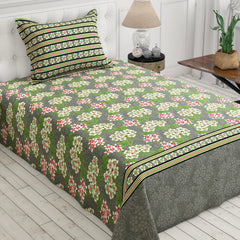 MOSS FLORAL Xara Bed Sheet Set