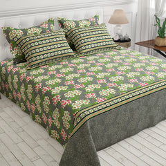 MOSS FLORAL Xara Bed Sheet Set