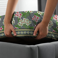 MOSS FLORAL Xara Fitted Bed Sheet Set