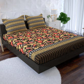 FLORAL BROCADE Xara Fitted Bed Sheet Set