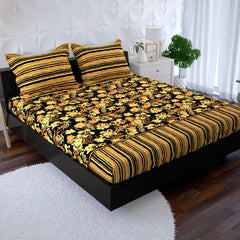 SUNSHINE BLOOM Xara Fitted Bed Sheet Set