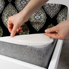 ORNATE MOTIFS Xara Fitted Bed Sheet Set