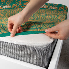 GREEN ELEGANT Xara Fitted Bed Sheet Set