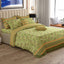 GREEN OVERLAY Xara 8 Pcs King Reversible Quilt Cover Set Bedsheet
