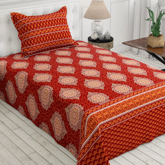 TERRACOTTA JAAL Xara Bed Sheet Set