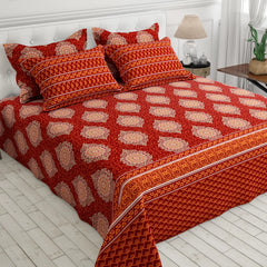 TERRACOTTA JAAL Xara Bed Sheet Set