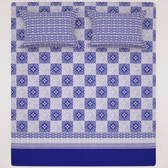 COOL BLUE XARA BED SHEET SET