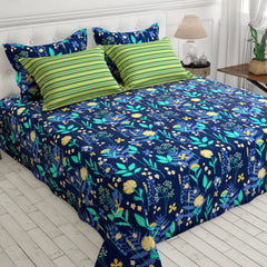 SAPPHIRE LEAF XARA BED SHEET SET