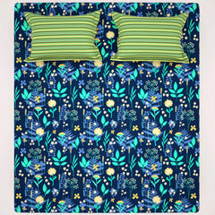 SAPPHIRE LEAF XARA BED SHEET SET