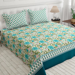 SEA FLORA XARA BED SHEET SET