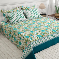 SEA FLORA XARA BED SHEET SET