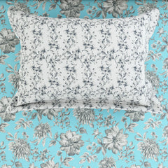 TEAL ROSES XARA BED SHEET SET