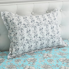 TEAL ROSES XARA BED SHEET SET