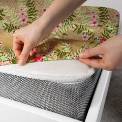 RUSTIC FLORAL Xara Fitted Bed Sheet Set