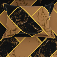 NOIR BLOOM Sateen Bed Sheet Set