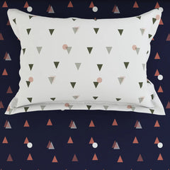 BLUE PRISM Sateen Bed Sheet Set