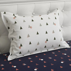 BLUE PRISM Sateen Bed Sheet Set