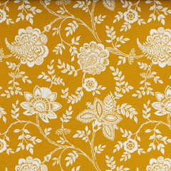 MUSTARD FLORAL XARA BED SHEET SET