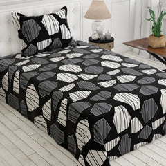 MONOCHROME MOOD SATEEN BED SHEET SET