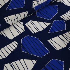 Sateen 8 Pcs King Quilt Cover Set Bedsheet 9081-Blue