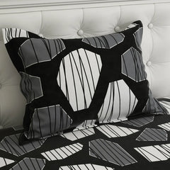 MONOCHROME MOOD SATEEN BED SHEET SET